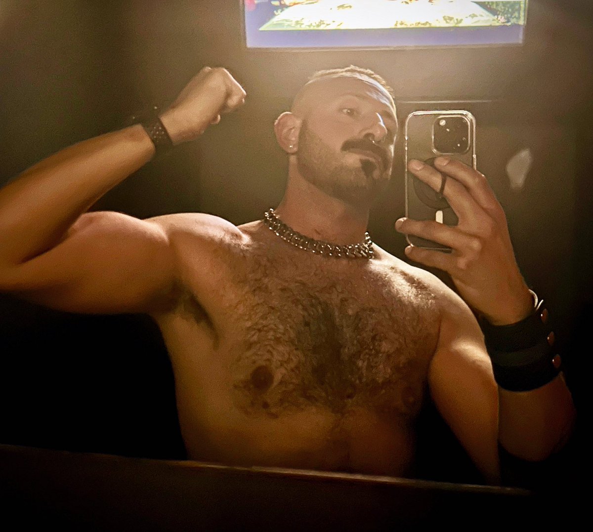 muratsofficial's tweet photo. Trash, but feelin’ it… #Friday 

#gay #gaybeard #moustache https://t.co/q3dO4rqLzW