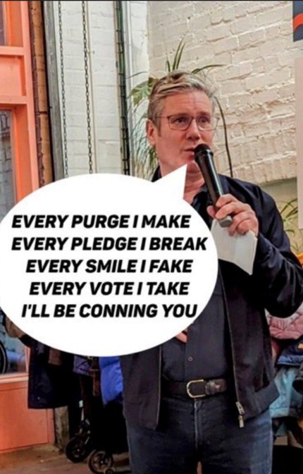 Justice_Seer's tweet image. But even if #StarmerTheSnake is booted out, the rotten right-wing "Puppetmasters" who pull his strings will impose another vicious, venal stooge (#Streeting)🤢to enact their rotten neoliberal agenda and protect their right-wing #RedTory interests!

#Labour is DEAD!  End of!