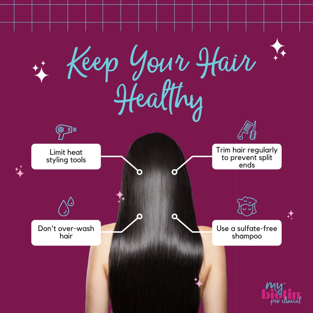 Mane goals: Strong, shiny, and oh-so-healthy hair! 💁‍♀️✨ #HaircareLove #MyBiotin