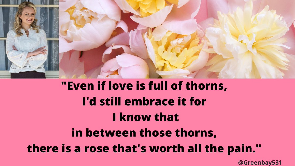 Even if love is full of thorns
I still embrace it for
I know that in between those thorns,
There is a rose that's worth all the pain. 
💖💖💖
#Fate #Hearties #whencallstheheart