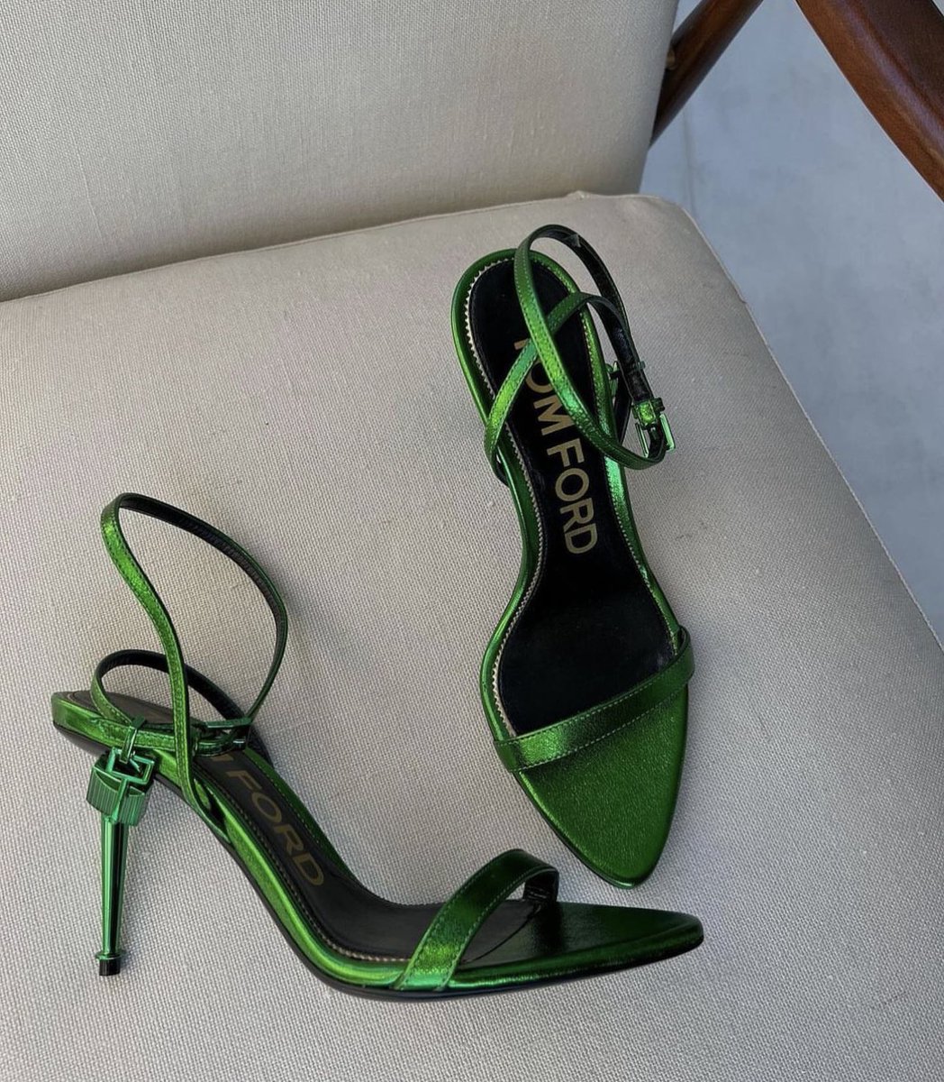 green tom ford heels