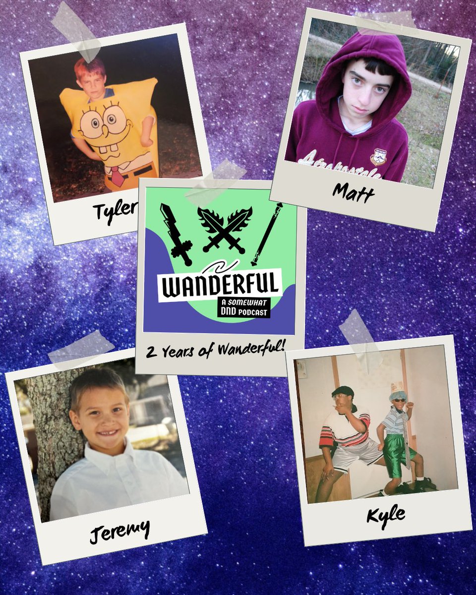 wanderfulpod's tweet photo. Actual pictures of us when we started recording Wanderful two years ago today! 

What’s your favorite moment from the show so far?

#wanderfulpod #dnd #dungeonsanddragons #dndpodcast #podcast #comedy #comedypodcast #wanderful https://t.co/oNjfUMa25X