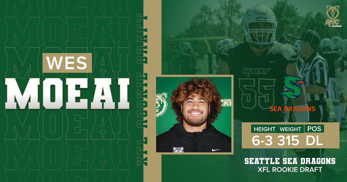 Coach_Stutz's tweet photo. @XFLSeaDragons you got a great player &amp; a phenomenal man in @WesMoeai ! So proud of him &amp; that he is a GRADUATE of @RMC_Montana !!! Let’s go WES! https://t.co/hESomgulpl