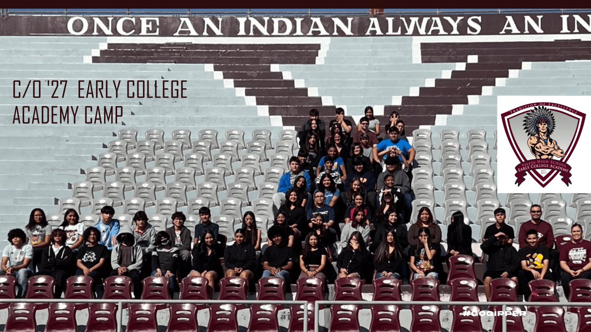 Proud of the effort Tribe of 2027 gave these past two week @ bridge-camp. 🥰@YsletaHS #BowUp @HSAcademics  @jortiz_AP @LJ_Calderon_ @MrsAmadorRoxy @YsletaSports #FearTheSpear @Ysleta_W_Soccer @Sepul12Virginia