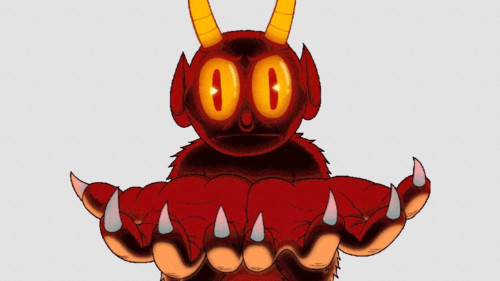 this unused frame of the devil from cuphead is so fucking funny to me