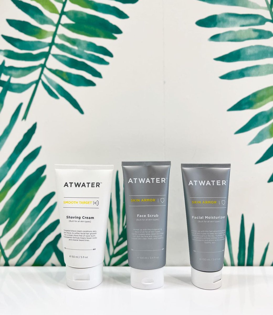 Recognized by Men's Health, Forbes, Robb Report, Esquire, Vanity Fair and many more!

Explore the acclaimed ATWATER range for yourself via our website to discover which products best suit your skin type and skin needs.

📸 DoctorArchie