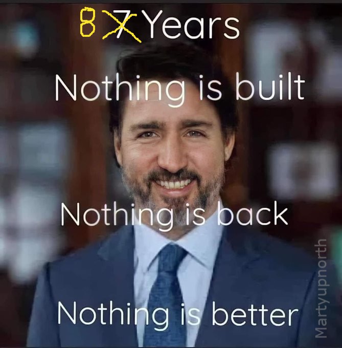 Time to update some of my memes.

#TrudeauMustGo