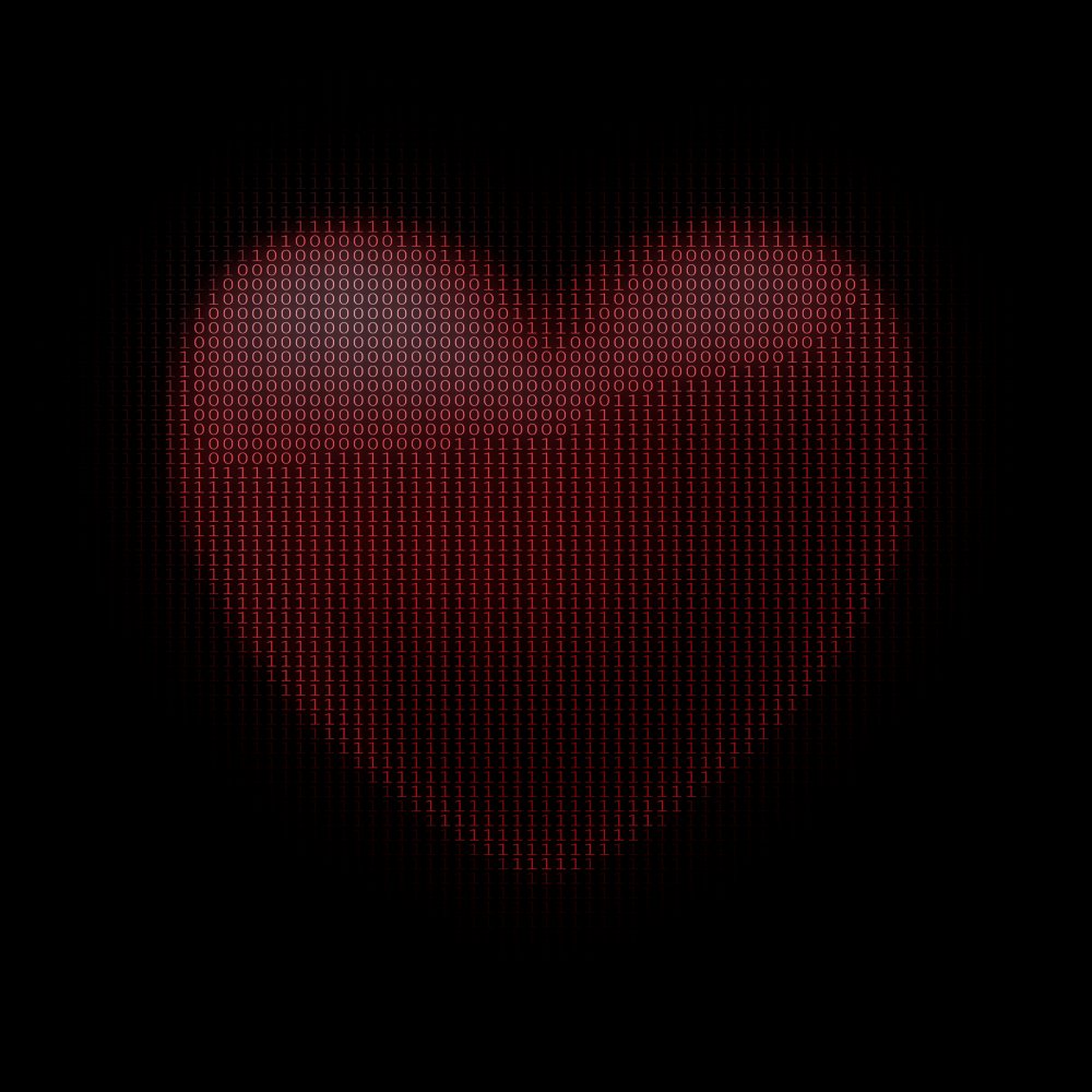 Binarty_IO's tweet photo. Discover the heart of binary art, where 1s and 0s unite to create a digital masterpiece. 

Embrace the beauty of code.

#nftlove #nfts #nftart #digitalart https://t.co/gBAvyJ9Rv0
