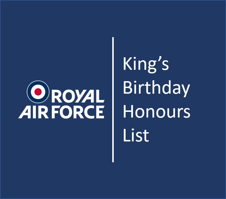 Congratulations to all personnel associated with the Royal Air Force who received awards in the King's Birthday Honours List this year 👑
For details of all RAF Whole Force recipients, visit ow.ly/e98350OOfj1