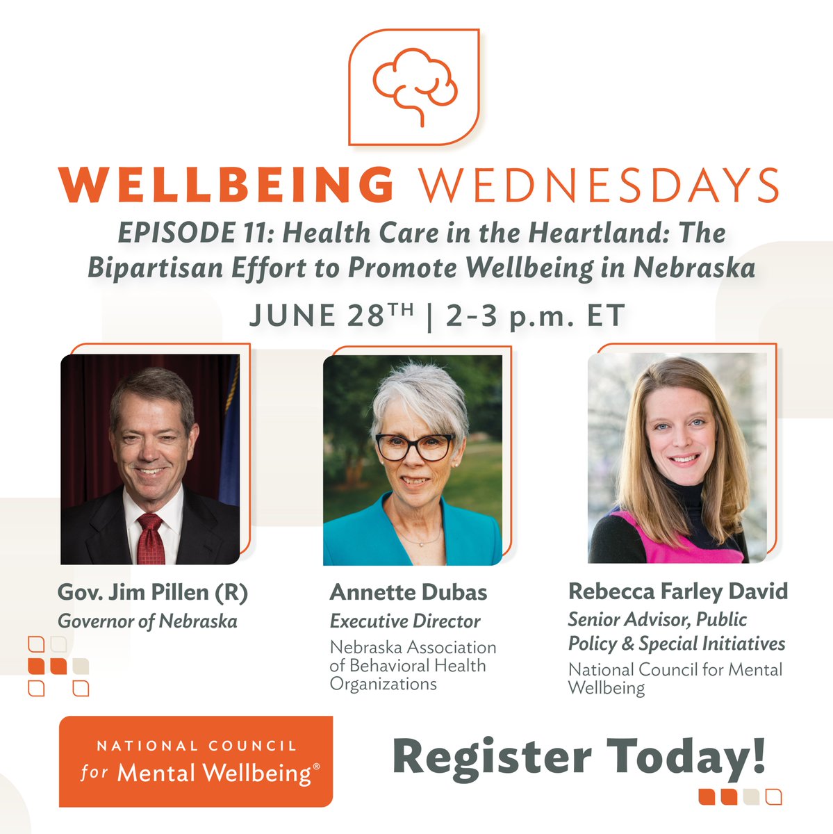 Let's talk #ruralhealth. Join us, Gov. @TeamPillen, & Annette Dubas, ED of the NE Association of Behavioral Health Orgs (@caring_provider) on June 28 to learn about expanding access to #mentalhealth & #substanceuse care in rural communities. Register here: bit.ly/3NzSx9U