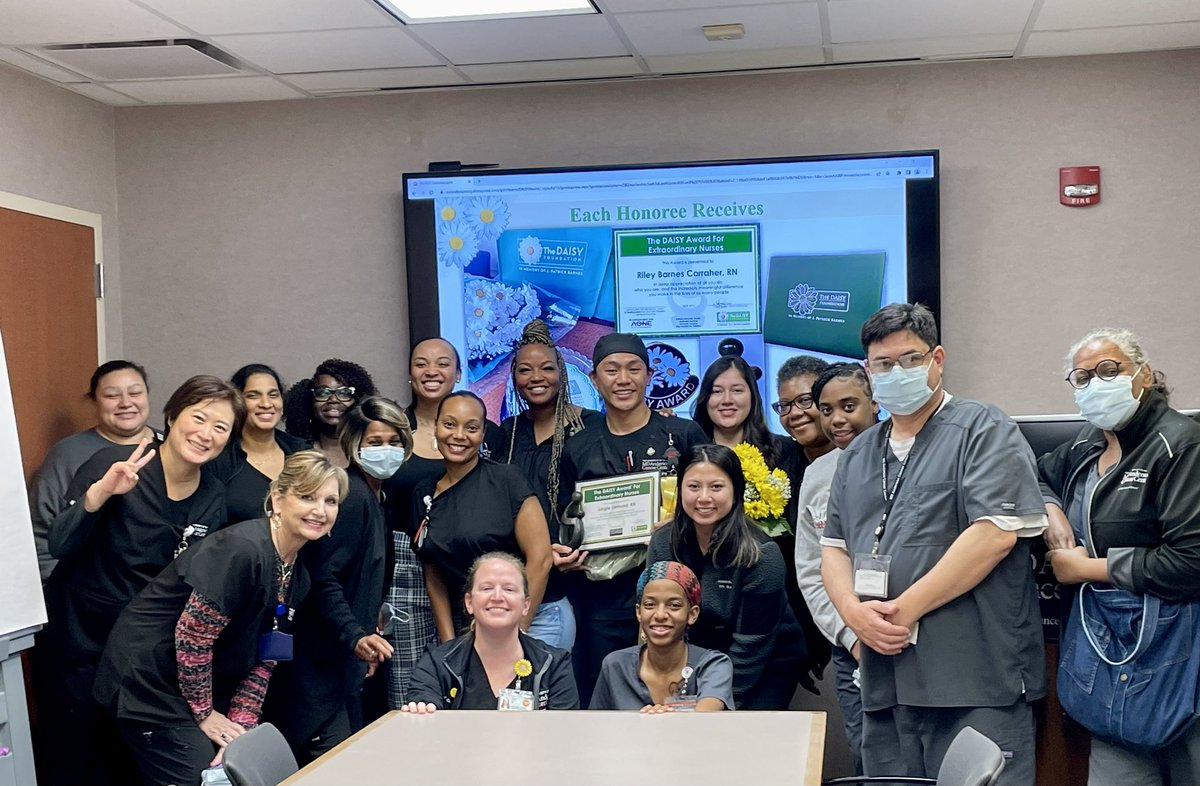 Celebrating our DAISY Award Honoree - Largie Jomuad (Lymphoma Center) <a href="/CarolPorterDNP/">Carol Porter DNP, RN, FAAN</a> <a href="/MDAndersonNews/">MD Anderson Cancer Center</a> <a href="/DAISY4Nurses/">DAISY Foundation</a>