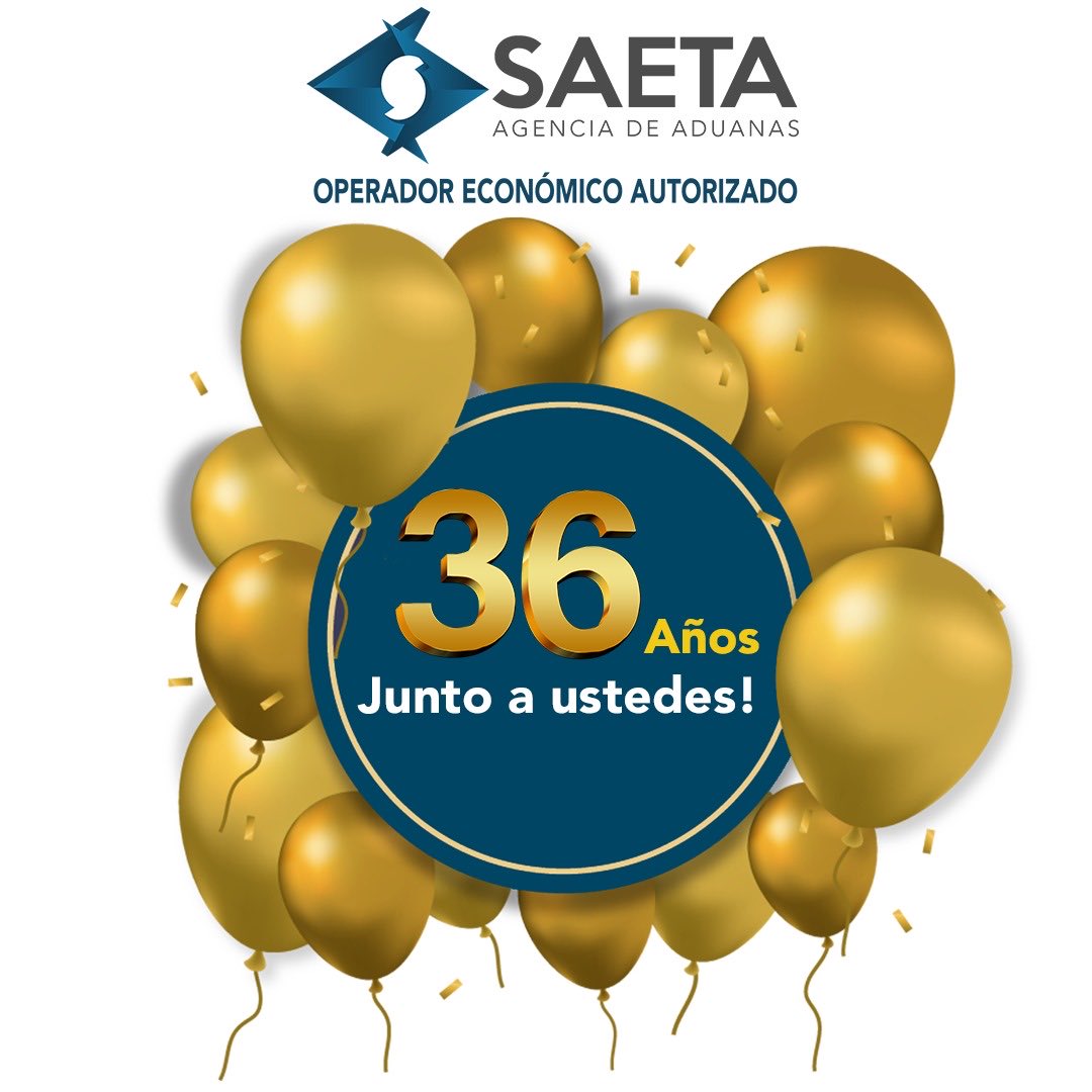 36 años junto a ustedes! Este aniversario es de todos! Gracias por ser parte de la Familia Saeta! #FelizAniversario #Colombia #Barranquilla #Cartagena #Medellin #Bogota #Buenaventura