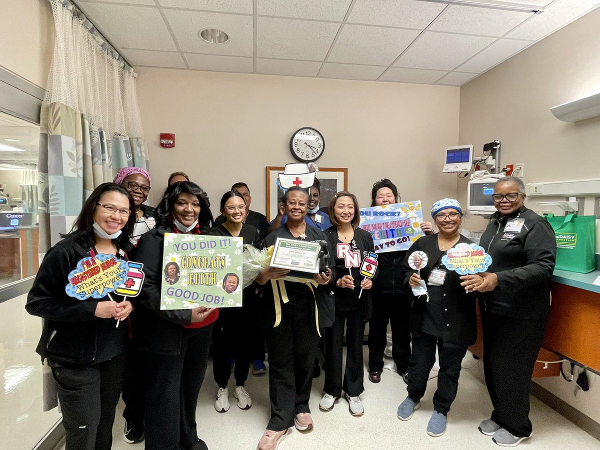 Celebrating our DAISY Award Honoree - Edith Dimiri (ASC PACU) <a href="/CarolPorterDNP/">Carol Porter DNP, RN, FAAN</a> <a href="/MDAndersonNews/">MD Anderson Cancer Center</a> <a href="/DAISY4Nurses/">DAISY Foundation</a>