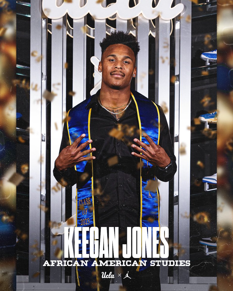 🎓 Congratulations to Keegan Jones for earning a UCLA degree in African American Studies!