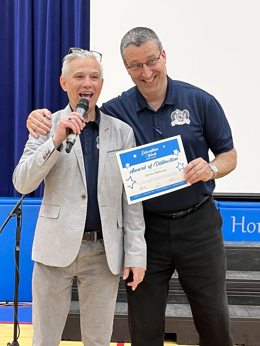 Jody MacLean (@jody_maclean) on Twitter photo <a href="/DolsonPS/">Dolson Public School</a> celebrated a very special person today. We organized a surprise assembly for Mr. Romanet and invited his family to join us. It was an emotional day because he is a phenominal VP and he brings us so much joy and laughter. Happy Retirement Dennis! <a href="/shawn_sabourin/">S Sabourin</a> <a href="/DolsonPS/">Dolson Public School</a> celebrated a very special person today. We organized a surprise assembly for Mr. Romanet and invited his family to join us. It was an emotional day because he is a phenominal VP and he brings us so much joy and laughter. Happy Retirement Dennis! <a href="/shawn_sabourin/">S Sabourin</a>