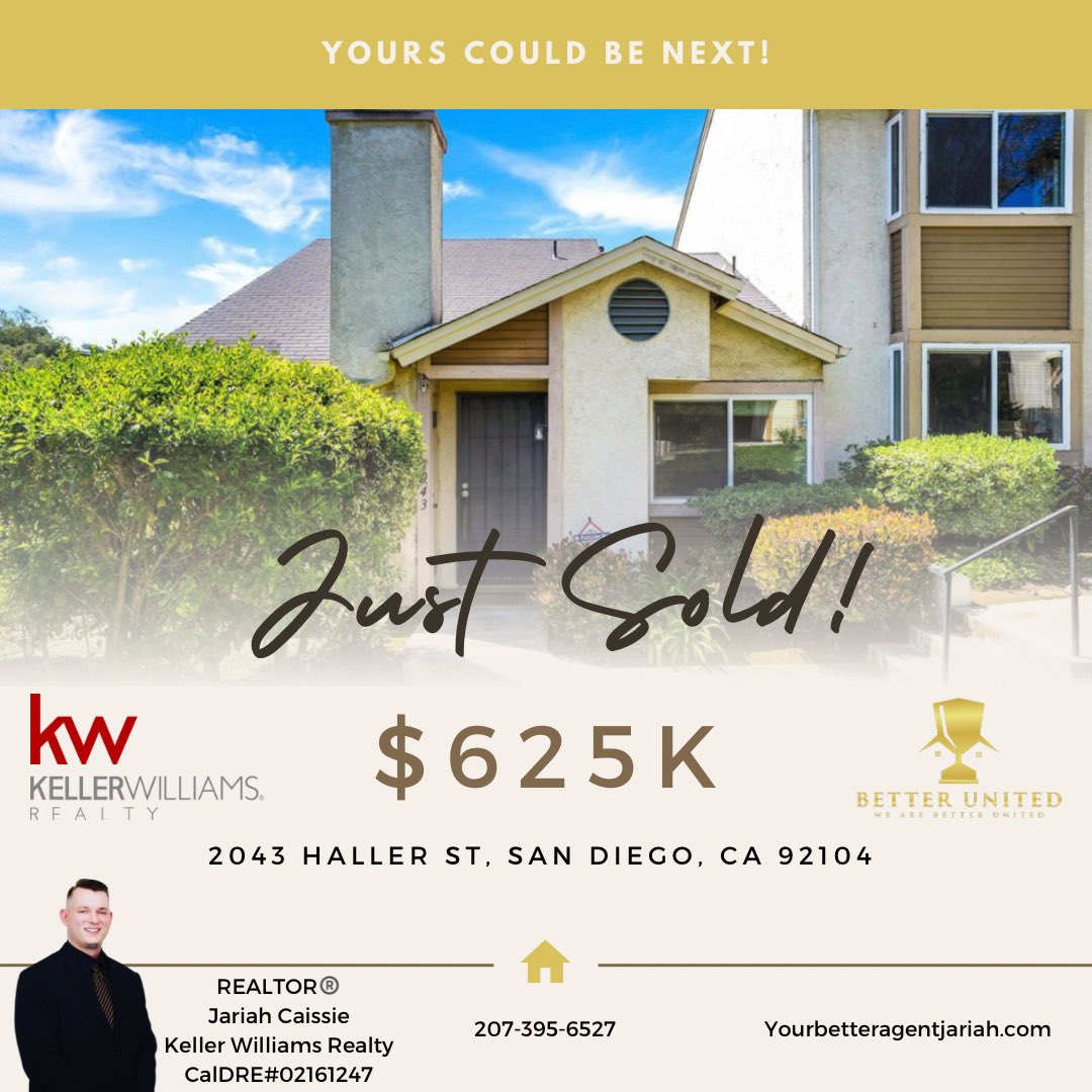 Great start to the weekend! #SanDiego #veteranrealtor #sandiegorealtor #justsold #northparksandiego