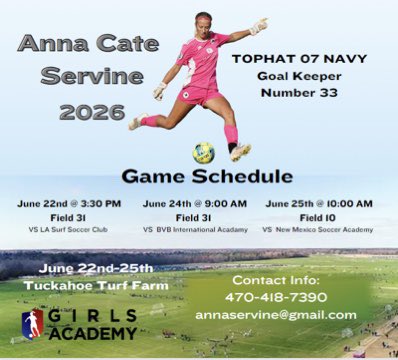 Anna Cate Servine (2026) tweet media