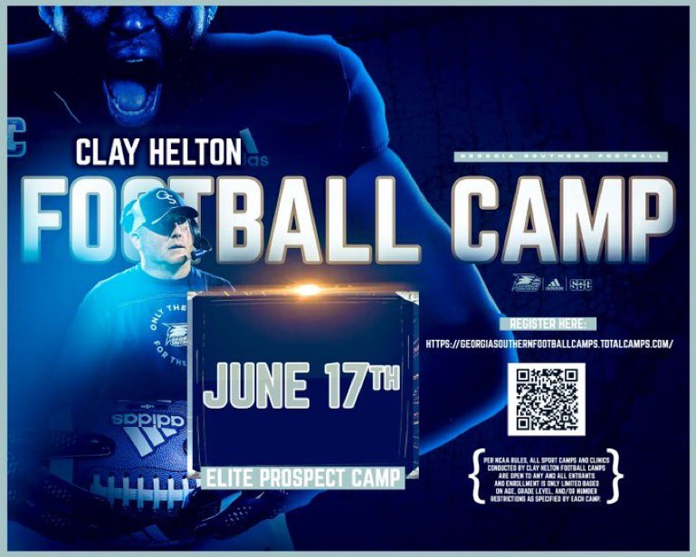 Heading to Statesboro. Looking forward to a great camp @GSAthletics_FB tomorrow. Thank you @CoachCHeintz for the invite. @CoachTaylorReed @Rip_Rowan48