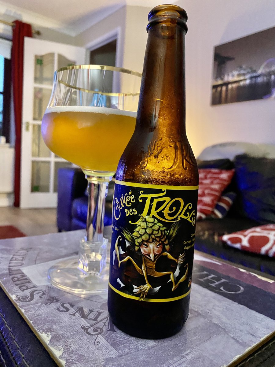 cuvee des trolls 🇧🇪 - ordered the glassware but seems to have been knocked back at customs 😬 Reordered to my France address 👍🇫🇷