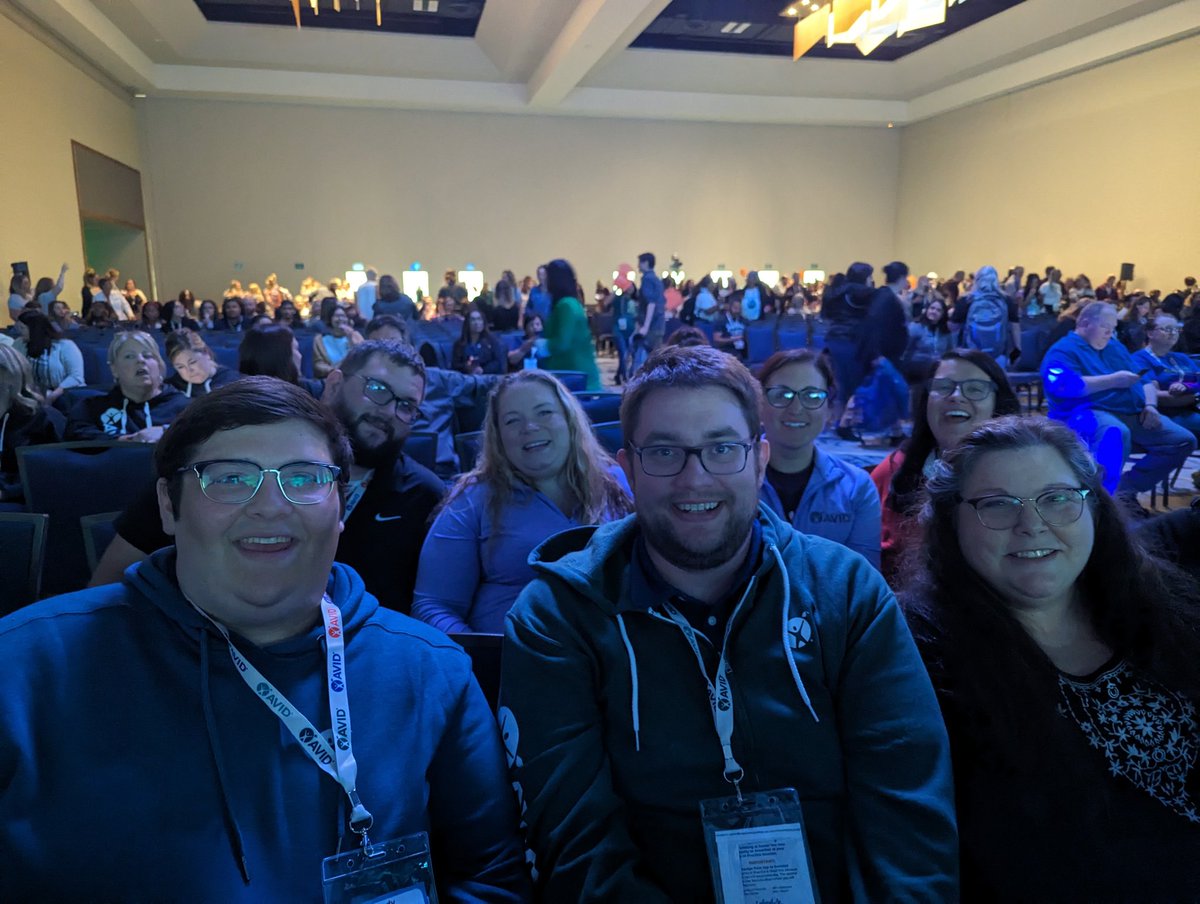 So glad I have these eight awesome educators with me at #AVIDSI #AVID4Possiblity