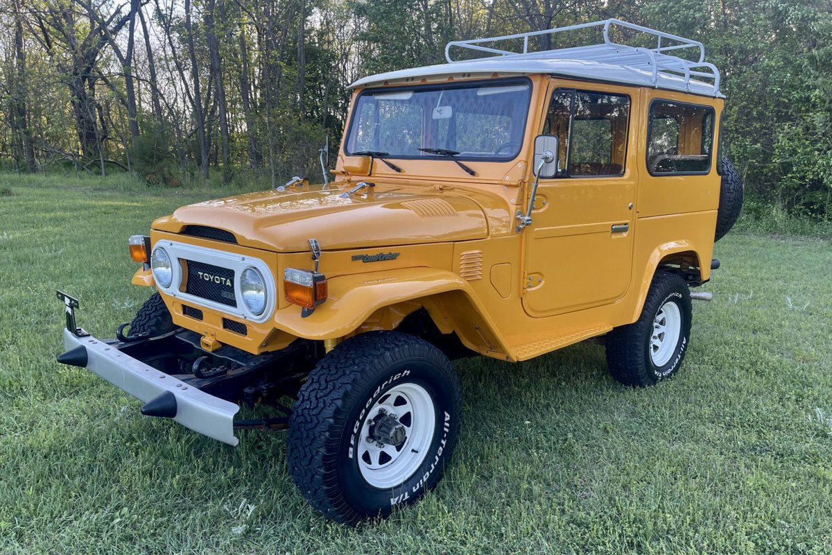 Now live at BaT Auctions: Turbocharged 1975 Toyota Land Cruiser BJ40. bringatrailer.com/listing/1975-t…