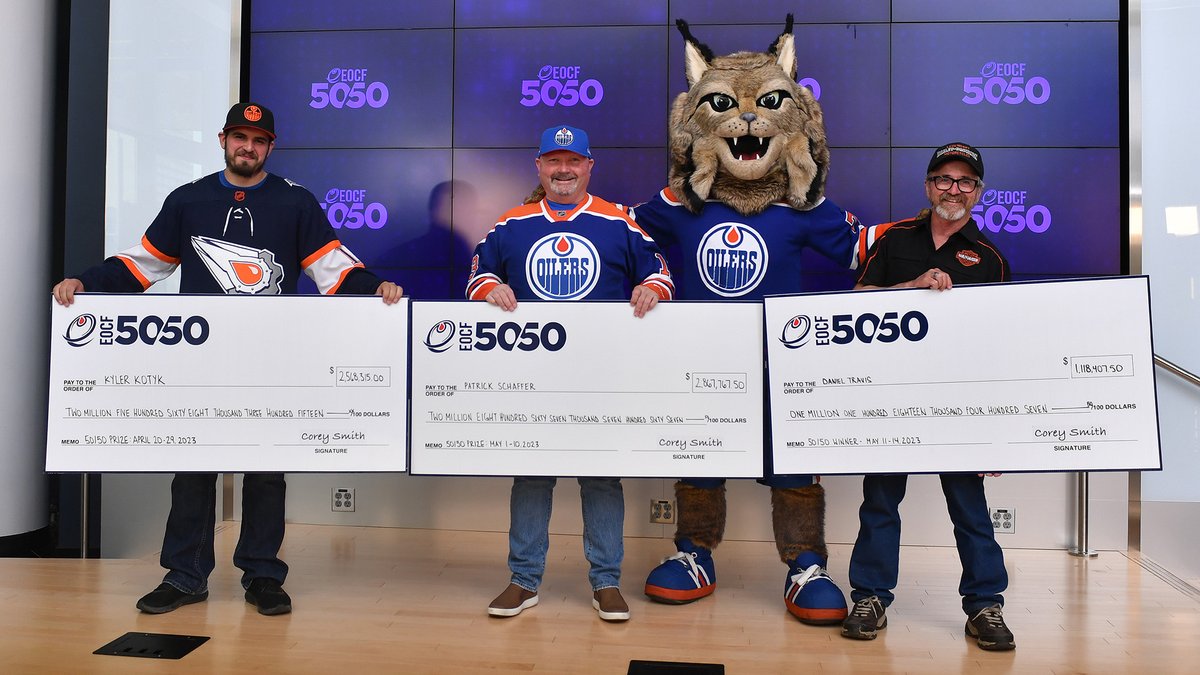 Oilers Foundation on Twitter "Congrats to Oilers fans Patrick, Kyler