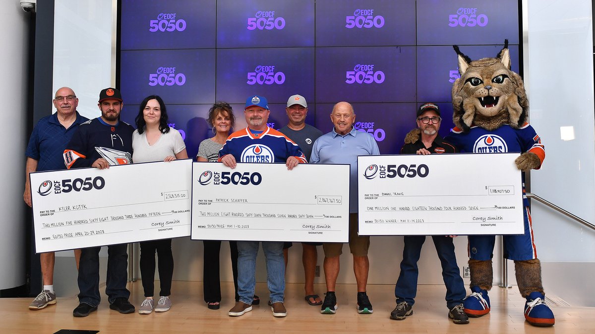 Oilers Foundation on Twitter "Congrats to Oilers fans Patrick, Kyler