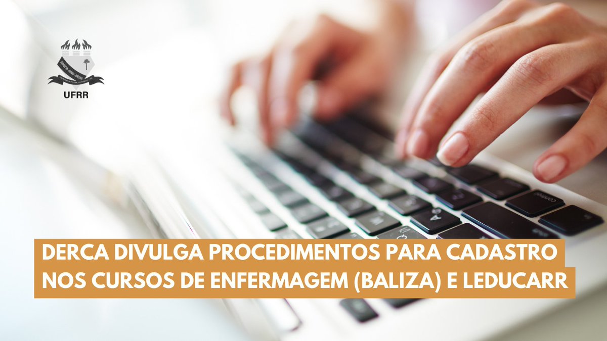 UFRROficial's tweet photo. Gente, a Diretoria de Controle e Registro Acadêmico (DERCA) divulgou os  procedimentos para cadastro dos candidatos nos cursos de Enfermagem, de São João da Baliza, e LEDUCARR.
Acesse: https://t.co/KQDVyyGCso
#UFRR2023 #Derca https://t.co/lIQ15B1MQ5
