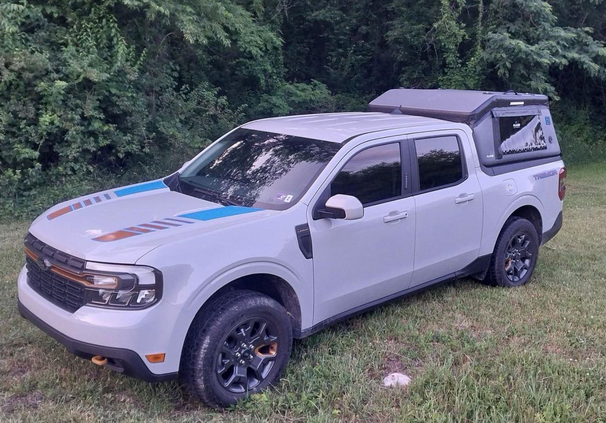 New Ford Maverick inflatable Air-Toppers arriving this month. @MaverickTruck @Ford @OverlandExpo #sharktank