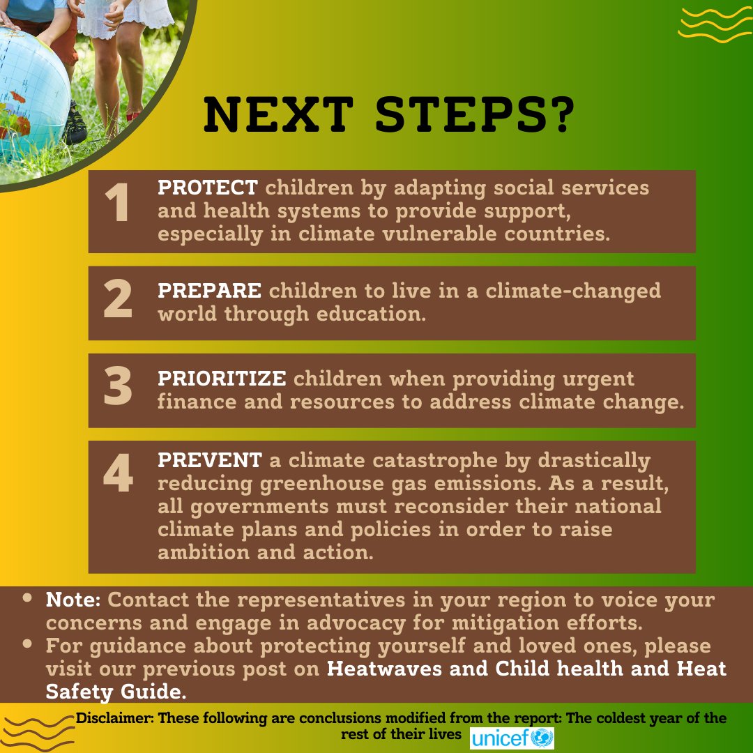 Did you know that heatwaves impact all children globally? Swipe to learn about the global impacts of heatwaves and to hear about the experiences of children living around the world.

#climatechange #heatwave #heat #planetaryhealth #climatecrisis #publichealth #MedTwitter