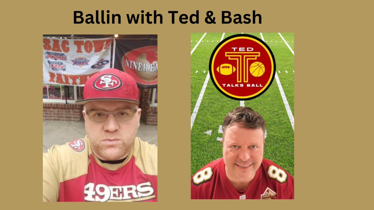 State of the Franchise - 49ers news 

Ballin with Bash & Ted today at 3pm PST /6pm EST

youtube.com/live/nRFCNhzs7…

Cousins to SF in 2024?

Come tap in, share your thoughts, like & subcribe

Trying to hit 1000 subs, so every bit helps!

#FTTB #GoNiners #NFL 
.