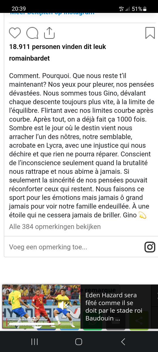 Romain Bardet wrote a beautiful tribute in French which moved me deeply. I was so moved i had to translate it in English, first did it in a 4 thread tweet, but it deserved to be seen as a whole. So hereby the end result #TourdeSuisse2023 #GinoMader