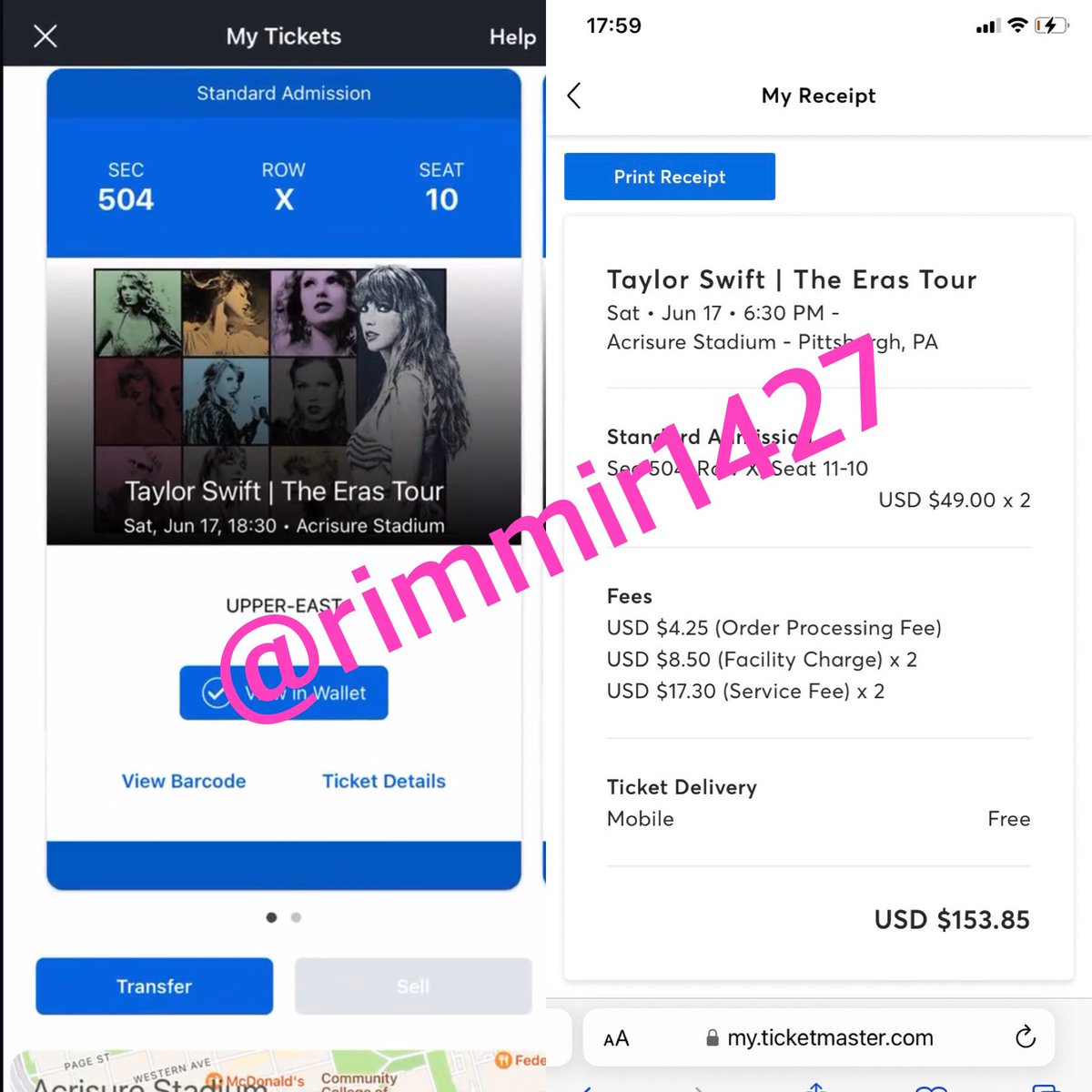 Concert Tour Tickets tweet media