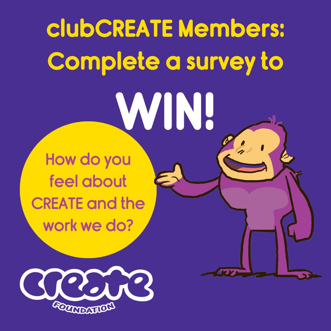 clubCREATE Members, fill in this short survey to go in the draw for a $100 voucher
bit.ly/46dg08n