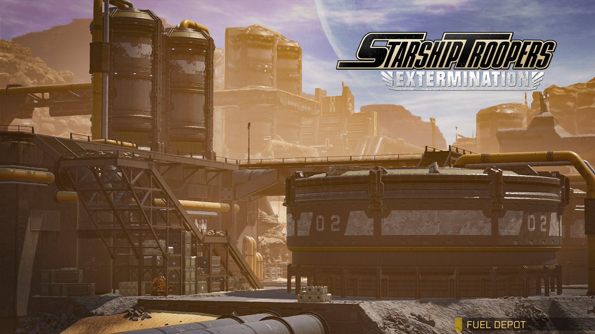 Update 0.3.0: Mutated Sands drops Thursday, June 22! This medium Deployment adds the Fuel Depot map location, Twin MG Emplacement, mission Mutators, and weapon rebalancing.

Visit the #StarshipTroopers Steam page for more details - that's an order!
➡️ store.steampowered.com/news/app/12687…