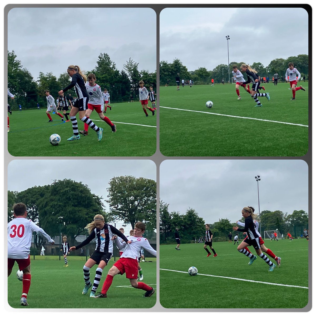 Super proud of her !!! Last game with her boys team <a href="/FcMerchiston/">North Merchiston FC</a> and a hat trick what a way to say good bye !!! Now to jet another challenge 😀💪⚽️😀