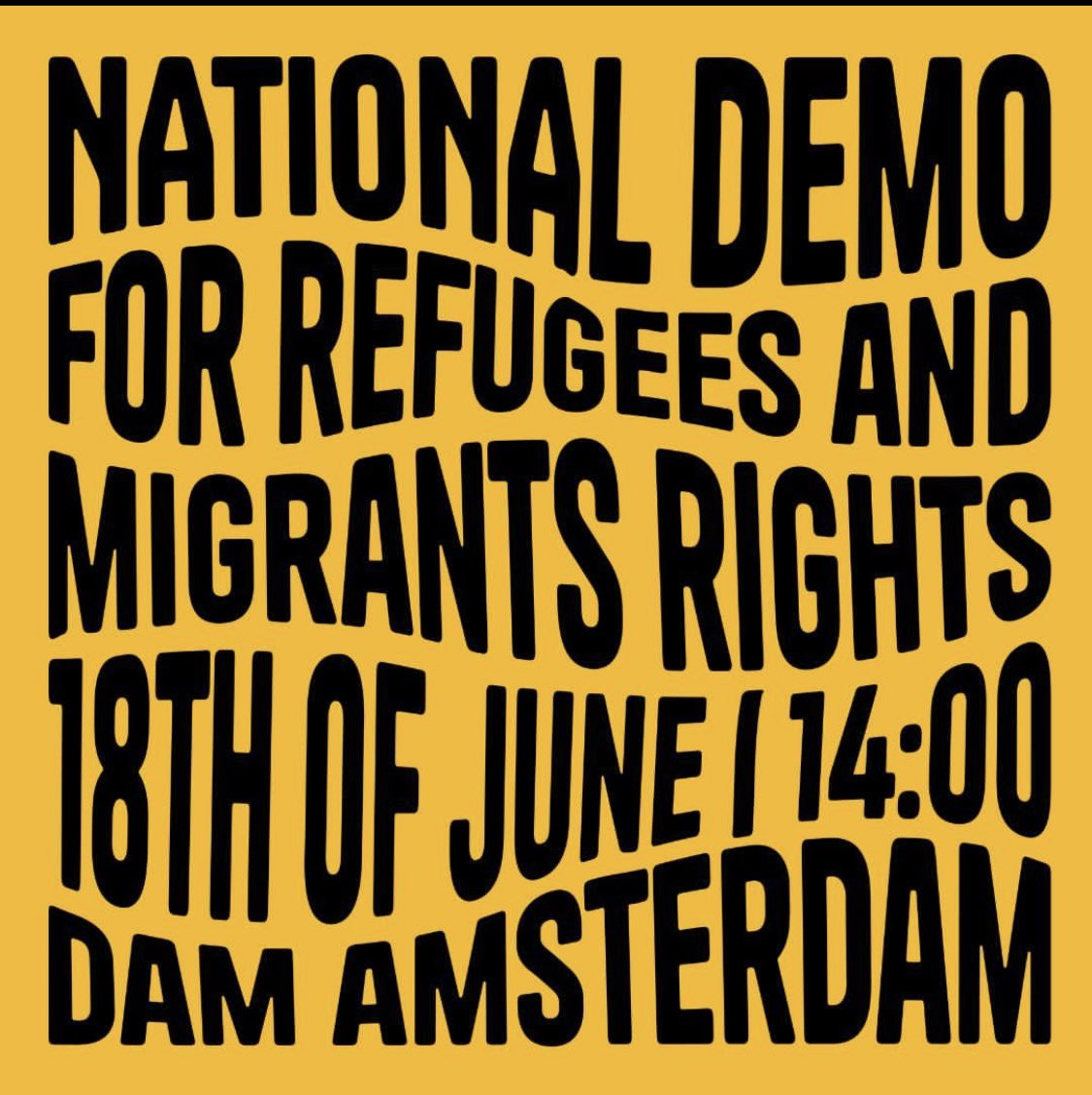 WestraTabasum's tweet photo. 🪧Wees welkom op De Dam!
Tussen 14.00-15.30u lopen we van De Dam naar het Museumplein, voor een humaan asielbeleid. Voor een welkom aan migranten.
Zie Update van (Twitterloos)Migreat: https://t.co/gKeEiudlDK…
#terapel #pusback #vluchtelingen #demonstratie #righttomove https://t.co/3NCMoUjClw