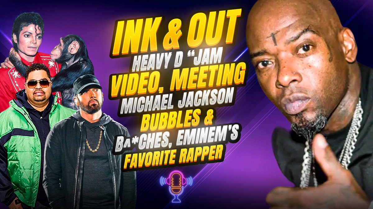 BlackInkSpyder's tweet photo. Heavy D “Jam Video, meeting Michael Jackson, Bubbles &amp; B^*ches, Eminem’s favorite rapper | Ink &amp; Out
https://t.co/NILOIKrsdB
#InkBySpyder #BlackInk #InkAndOutPodcast #TattooArtist #BlackInkBrooklyn https://t.co/jfb7agebC9