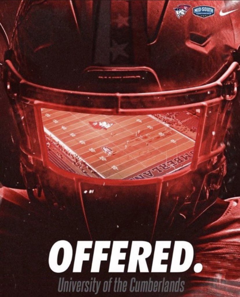 After a great camp I’m grateful to say I’ve received my first college offer from the University of the Cumberlands!!
