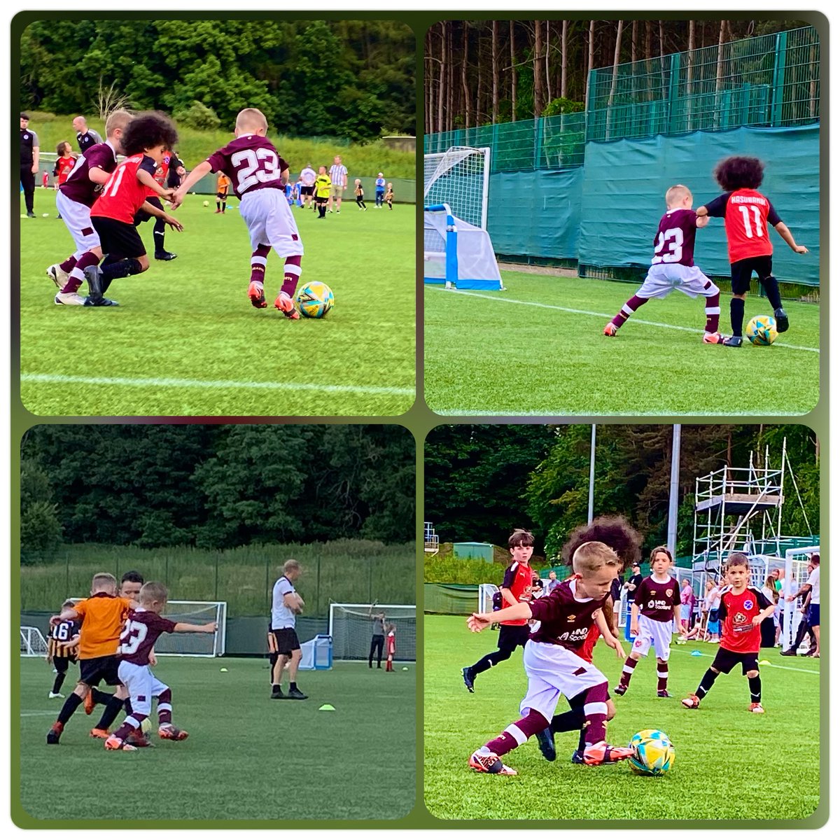 Wee man determine to follow big sister !!! And doing just fine 😀😀