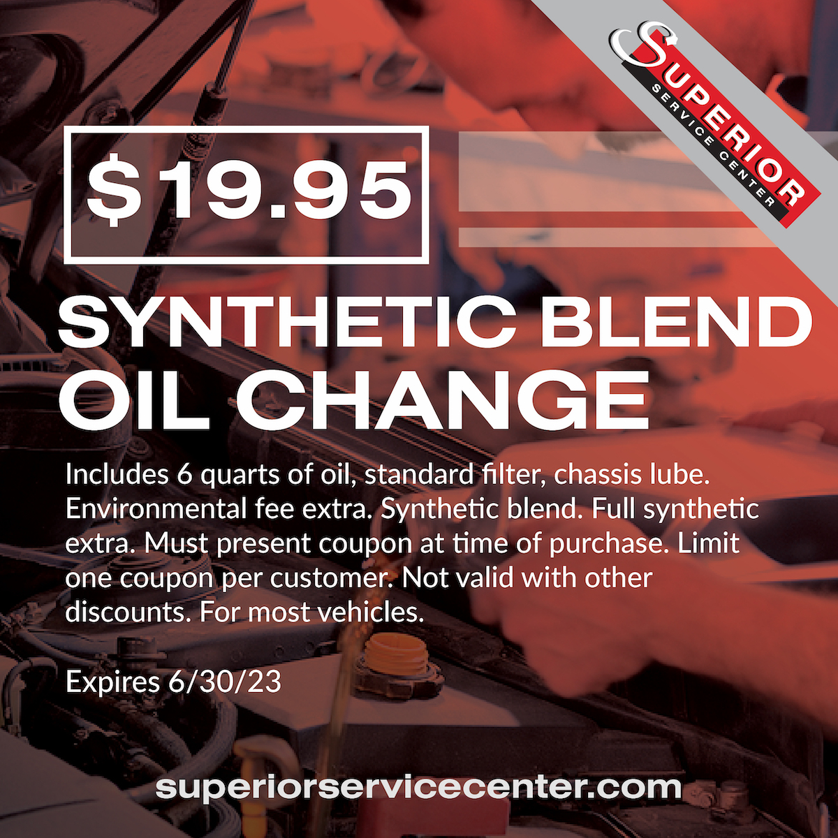 Is your vehicle due for an oil change? Don't let dirty oil hinder your ride's performance. Bring it to our trusted auto shop for a top-notch oil change experience! 

#oilchange #syntheticoil #fullsyntheticoil #superiorservice