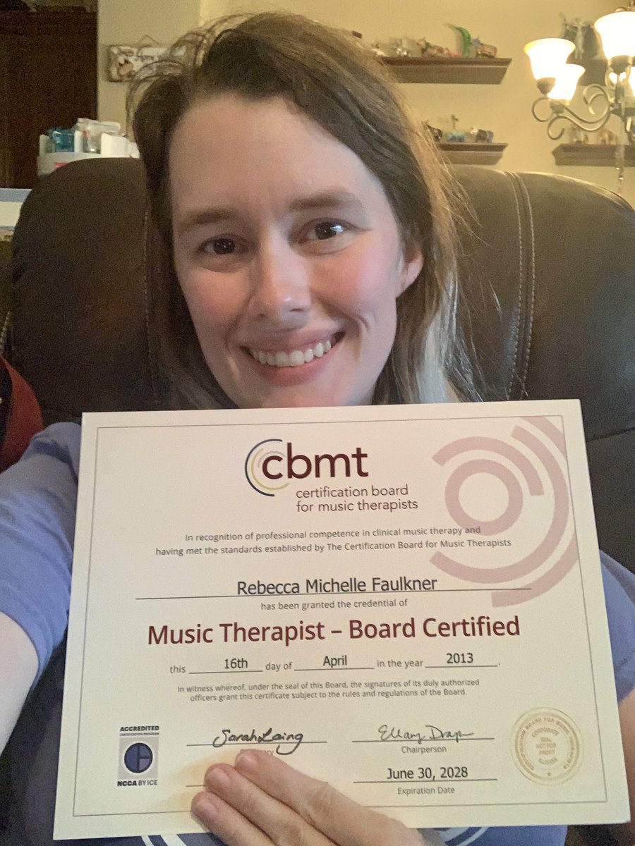 Here’s to 5 more years! #musictherapist @TheCBMT