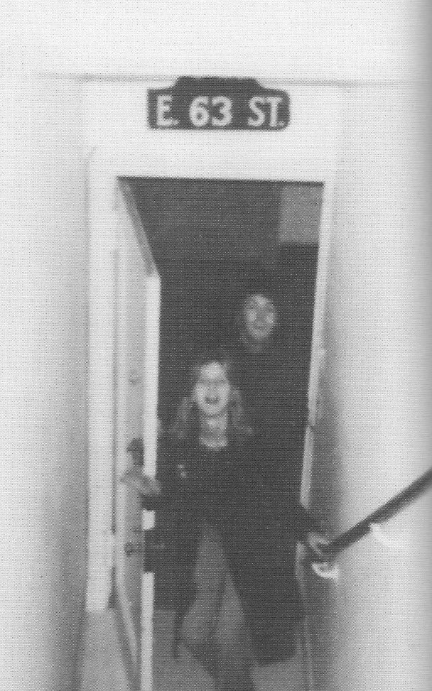 dailyeastman's tweet photo. linda and paul mccartney photographed by john lennon in 1974 as they arrive at john and may pang’s apartment https://t.co/GYVbEBUWrZ