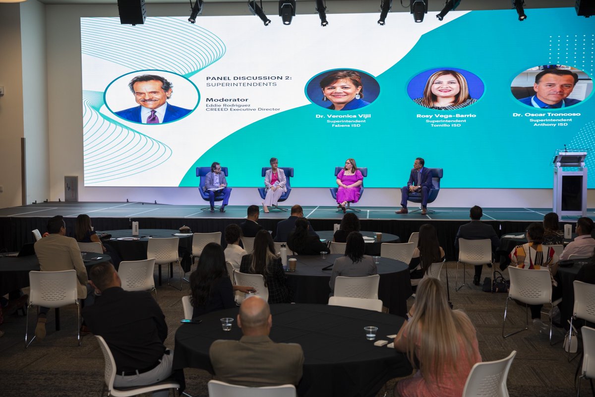 CREEEDorg's tweet photo. CREEED Executive Director Eddie Rodriguez participated in @STTEFoundationβs #LatinXEdTechSummit & a panel discussion with @VamosVijil, @rvegab_TISD, and @Dr_T_AISD about the power of leveraging technology to further the education of Hispanic students. https://t.co/y9jMOLzzid