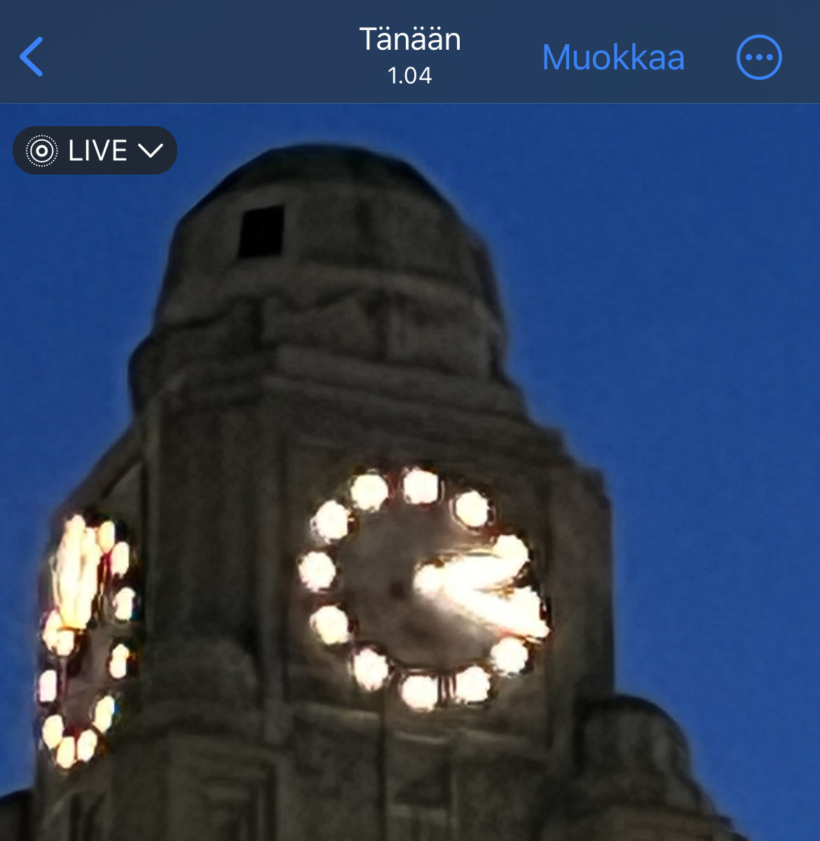 Aseman kellolla on yksi tehtävä.