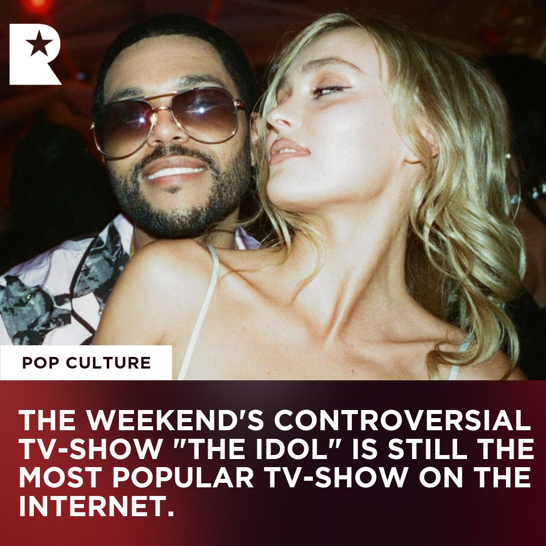 raperican's tweet image. Starring @theweeknd and Lily-Rose Depp, #TheIdol has aired two episodes so far, is the most watched TV-show for the second week in a row according to 'televisionstats.com.' 👀🎬 

#Raperican #TheWeeknd #LilyRoseDepp #HBO #PopCulture