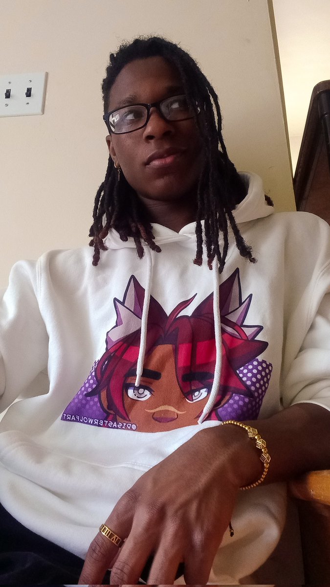 DisasterWolfArt's tweet photo. I look GOOD!!! Link to this hoodie is in my bio!!!β¦
.
.
.
#redbubble #redbubblestickers #sticker #stickerdesigns #apperal #merch #youtubermerch https://t.co/ViTCxLkxf2