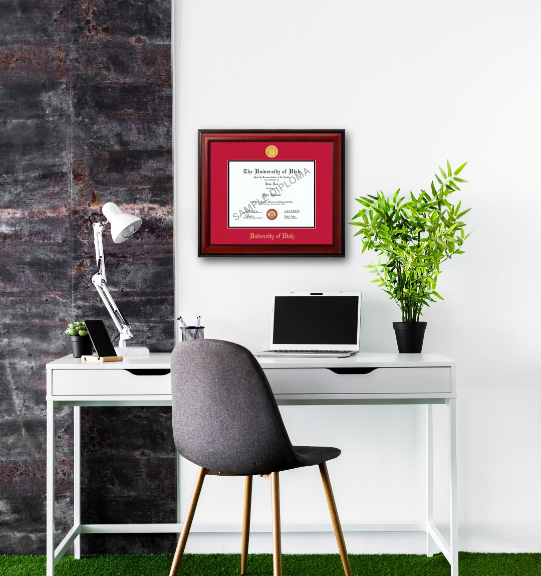 Your hard work and dedication deserve to be remembered. Shop for diploma frames today! Visit us in-store or shop online at campusstore.utah.edu/utah/home