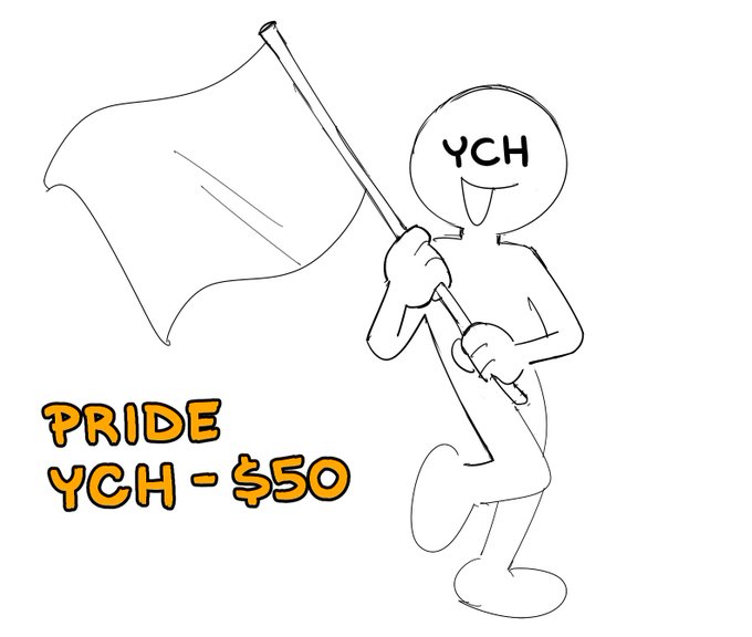 whats this!! im opening up 5 slots of pride YCH images, Just For You. limit of one slot per person so get em while theyre HOT 🔥  link below!