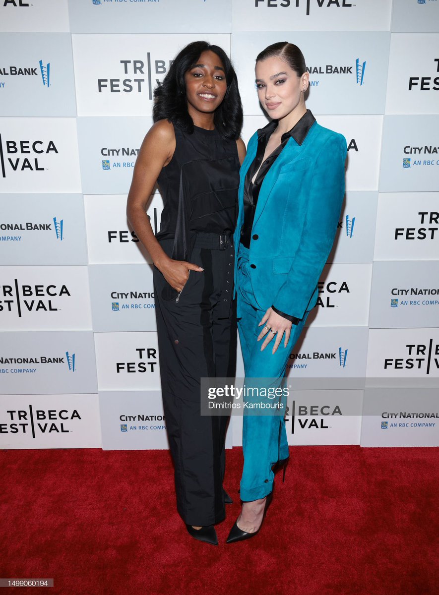 Ayo & Hailee Steinfeld at Tribeca Film Festival’s Storytellers event.